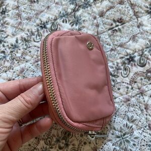 Pink Lululemon Wristlet Pouch